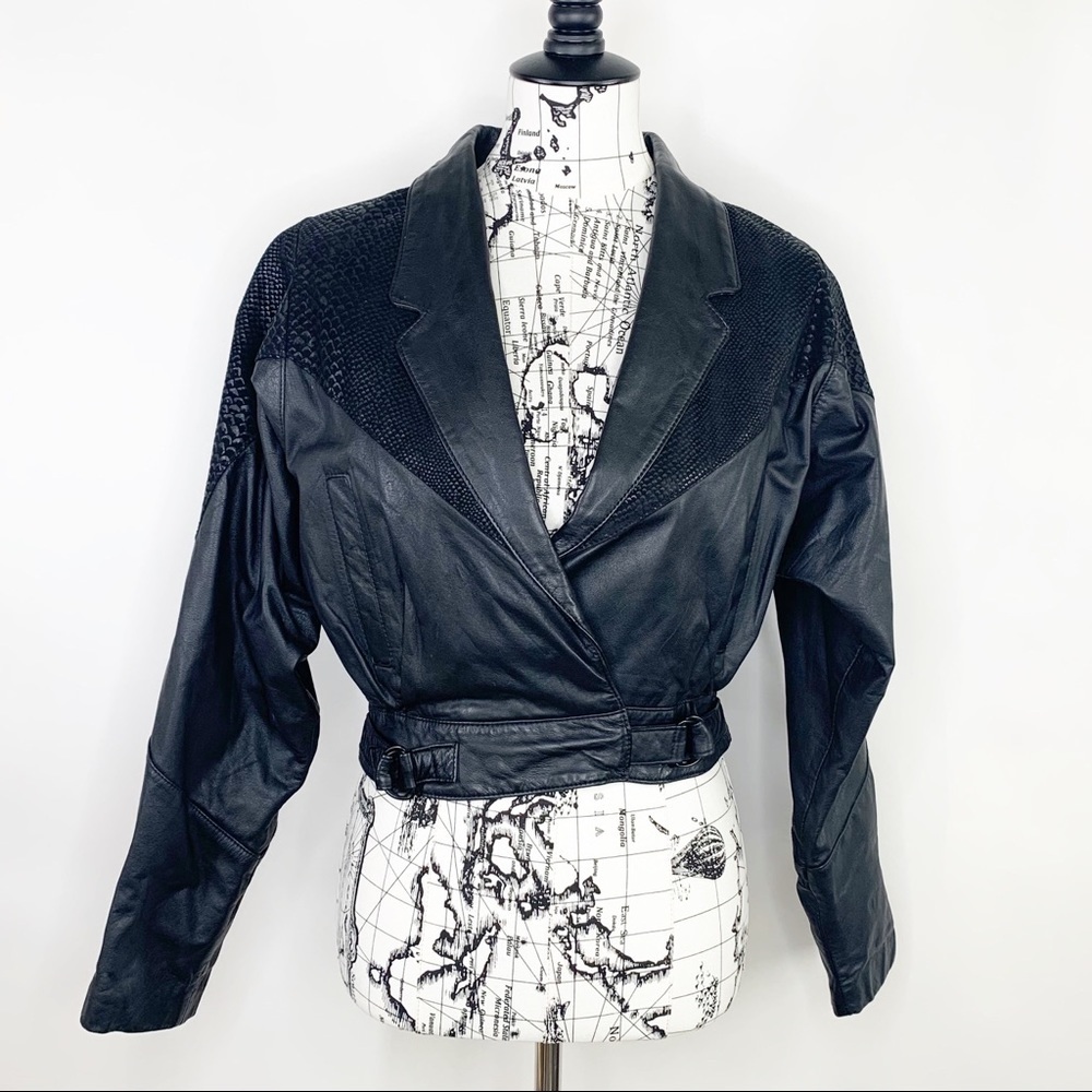Chia Women’s leather jacket size medium